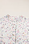 KaleaBoutique Rhinestone Decor Multicolor Confetti Sweater Cardigan - KaleaBoutique.com