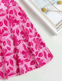 Women Ruffle-Strap Rose Floral Print One-Piece Swimsuit - KaleaBoutique.com