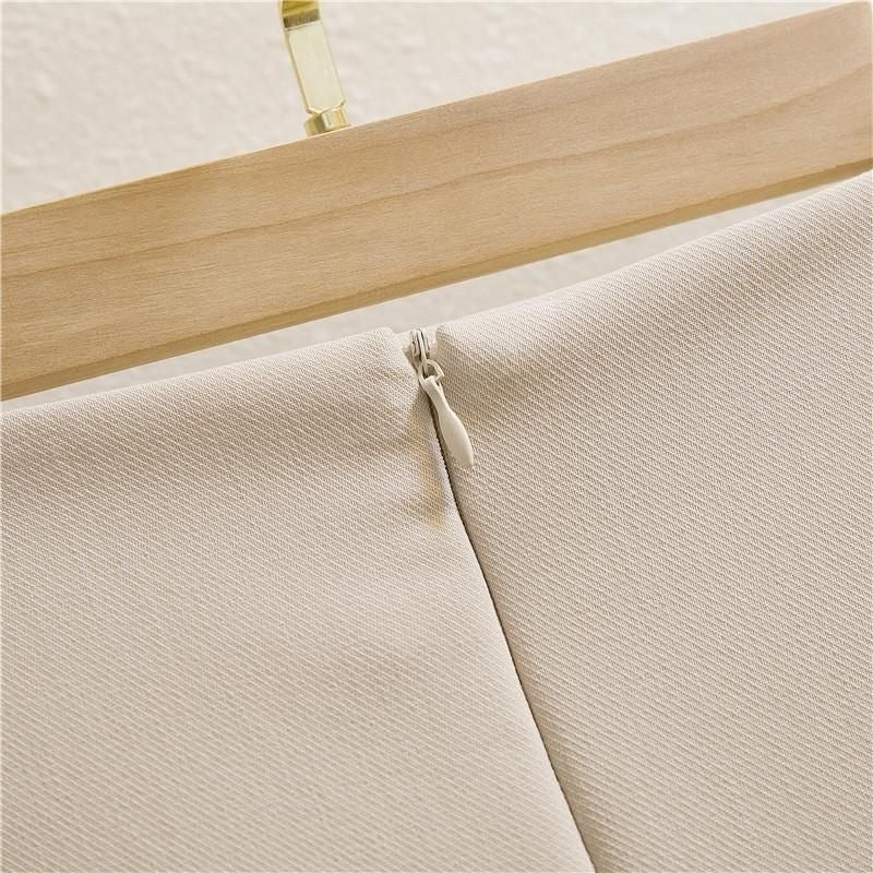 Women's High-Waist Ruched Asymmetric Midi Skirt - KaleaBoutique.com