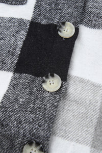 Plus Size Checkered Button-Up Shacket - KaleaBoutique.com