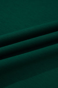 Solid Color Ruched Detail Long Sleeve Midi Dress - KaleaBoutique.com