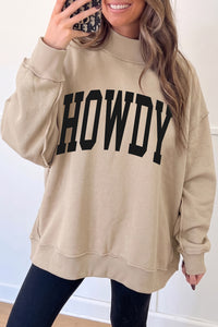 KB Apricot Howdy Yeehaw Reversible Western Sweatshirt - KaleaBoutique.com