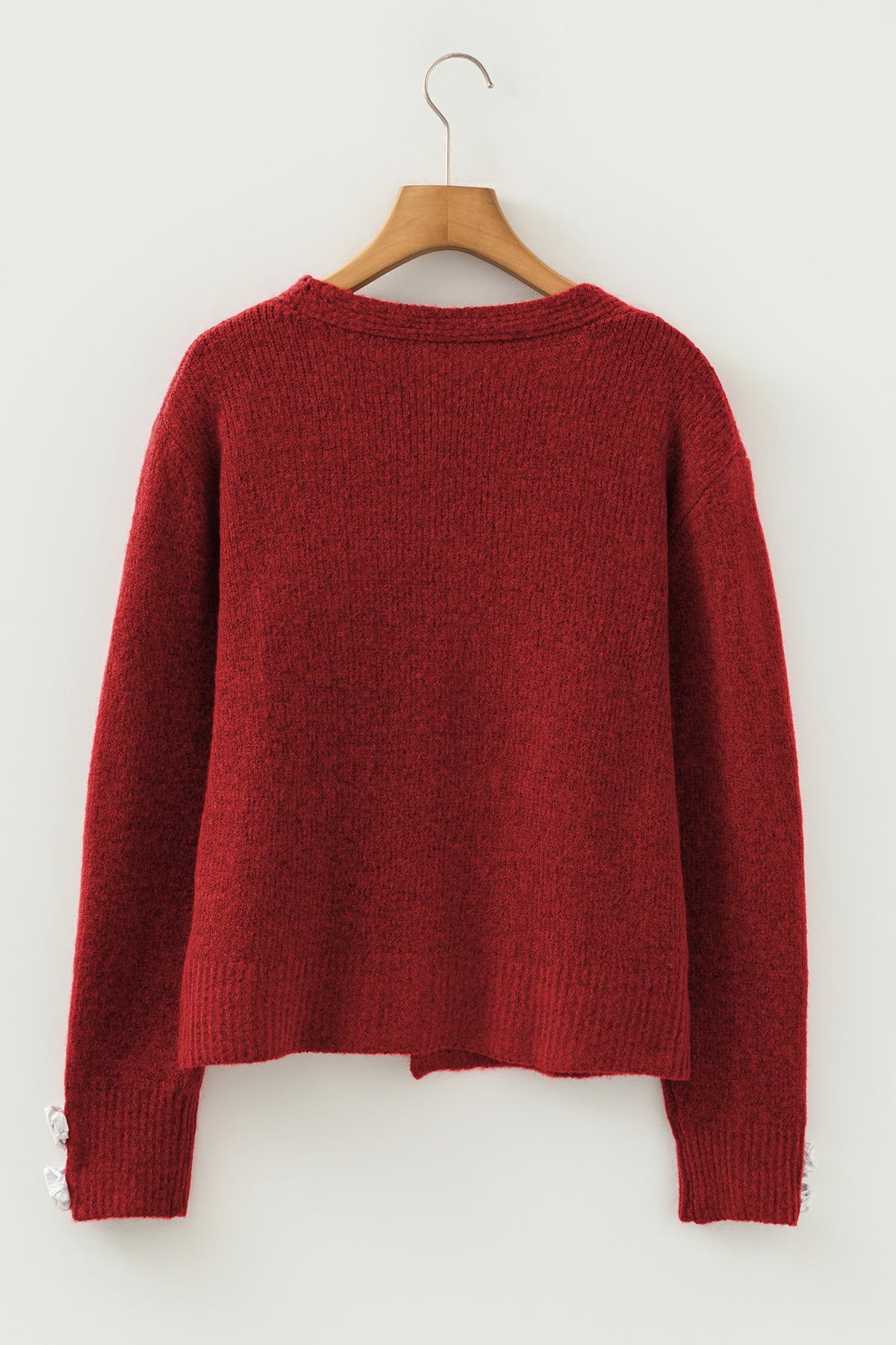 KaleaBoutique Comfortable Heart Metal Button V Neck Cardigan Sweater - KaleaBoutique.com