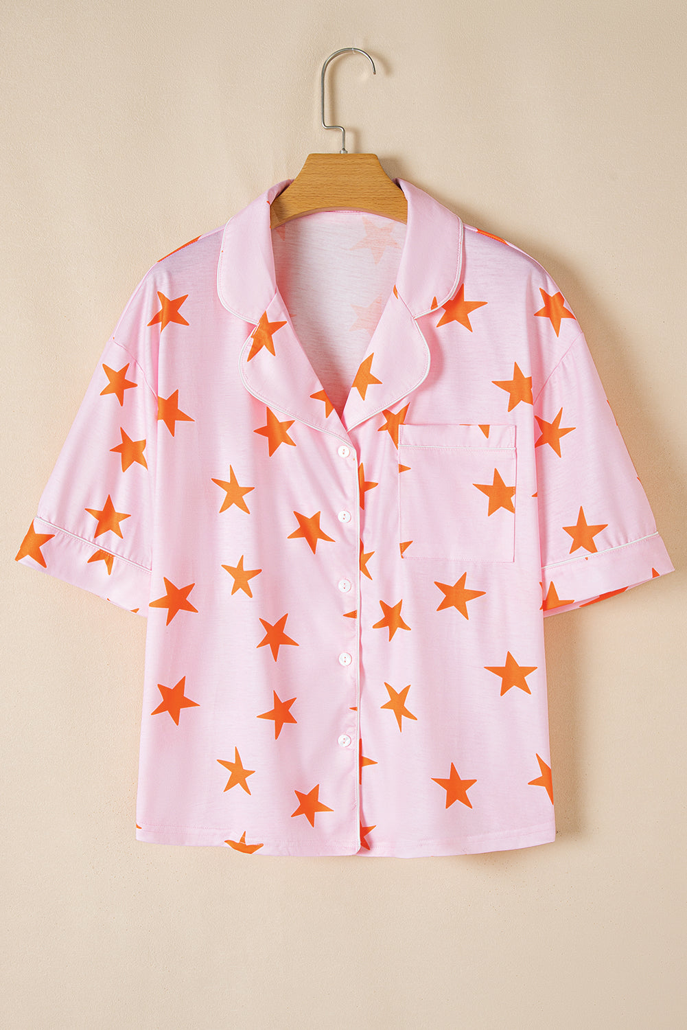 KaleaBoutique Comfortable Stars Short Sleeve Shirt and Shorts Bamboo Pajama Set - KaleaBoutique.com
