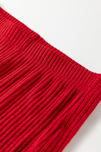 KaleaBoutique Comfortable Ribbed Notched Neck Knit Long Sleeve Leggings Two Pieces Lounge Set - KaleaBoutique.com