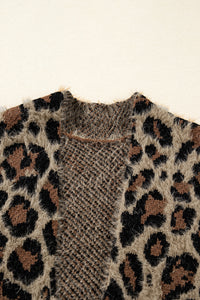KaleaBoutique Stylish Leopard Open Casual Cardigan - KaleaBoutique.com