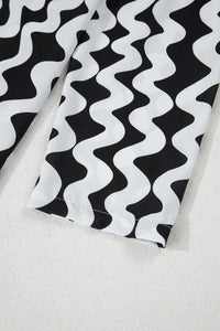 Print Loose Fit Open Front Beach Cover Up - KaleaBoutique.com