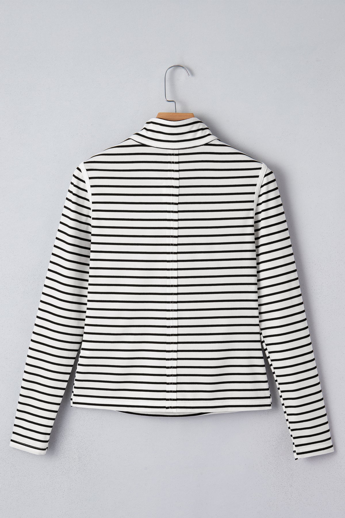KaleaBoutique Stylish Comfortable Ribbed Knit Half Button Long Sleeve Slim Top - KaleaBoutique.com