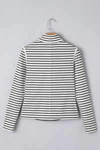 KaleaBoutique Stylish Comfortable Ribbed Knit Half Button Long Sleeve Slim Top - KaleaBoutique.com