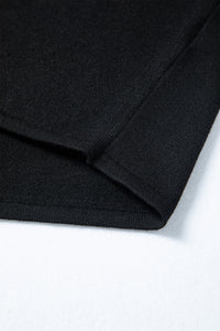 KaleaBoutique Stylish Asymmetric Neck Batwing Sleeve Shift Mini Sweater Dress - KaleaBoutique.com