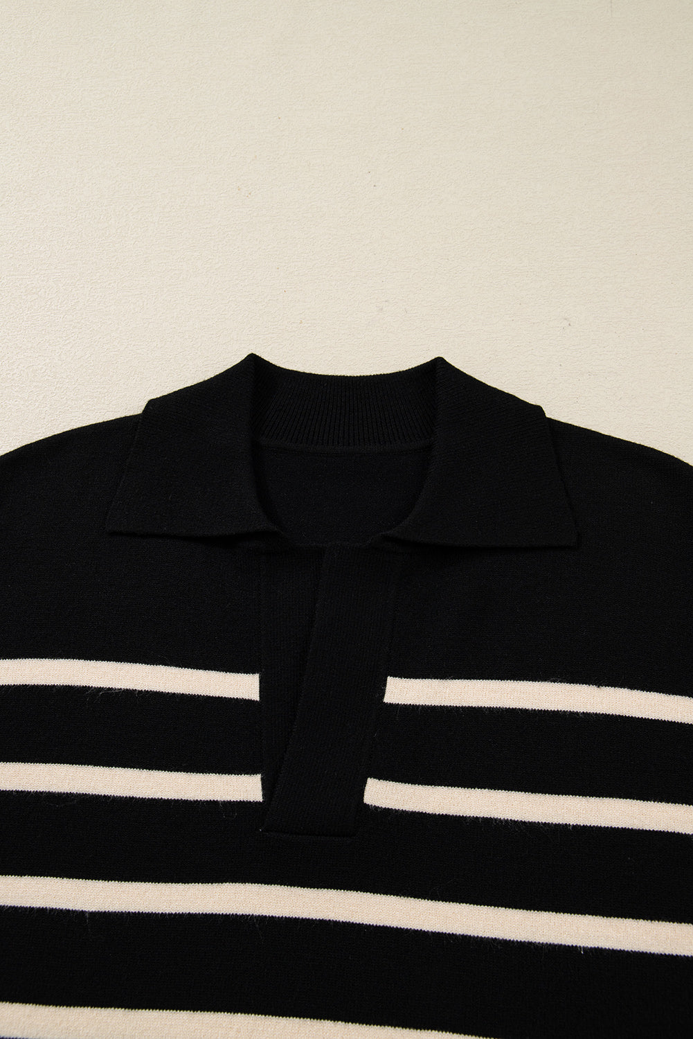 KaleaBoutique Stylish Polo Collar Puff Sleeve Sweater Mini Dress - KaleaBoutique.com