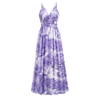 Flowers Long Dress Summer Swing Holiday Beach Dress - KaleaBoutique.com