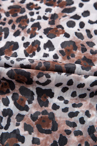 KaleaBoutique Stylish Beautiful Leopard Checkered Double Printed Reversible Sleeveless Long Dress - KaleaBoutique.com
