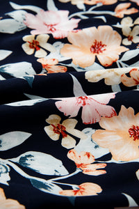 KaleaBoutique Comfortable Short Sleeve Smocked Detail High Waist Floral Maxi Dress - KaleaBoutique.com