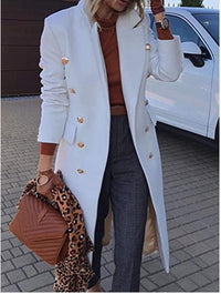 Mid-length Woolen Women's Coat - KaleaBoutique.com