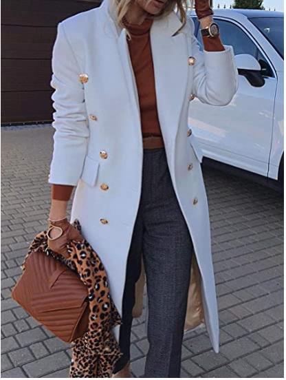 Mid-length Woolen Women's Coat - KaleaBoutique.com