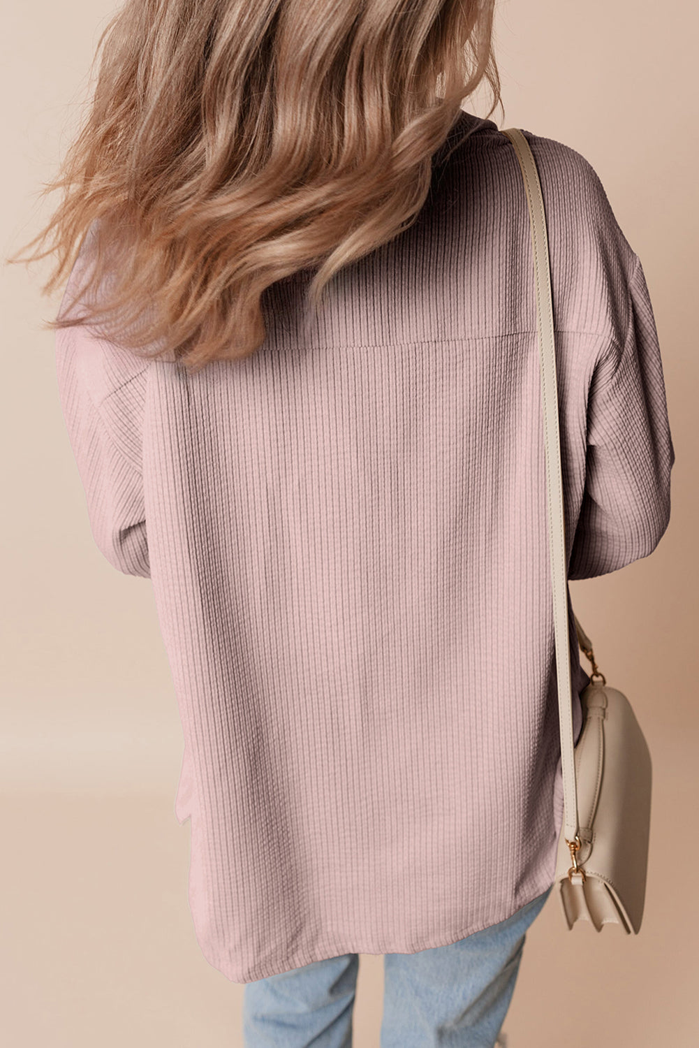 Corduroy Flap Pocket Button Up Shacket - KaleaBoutique.com