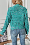 KaleaBoutique Rhinestone Decor Multicolor Confetti Sweater Cardigan - KaleaBoutique.com