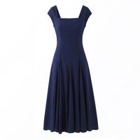 Back-strap Waist-cinching Elegant A-line Dress - KaleaBoutique.com