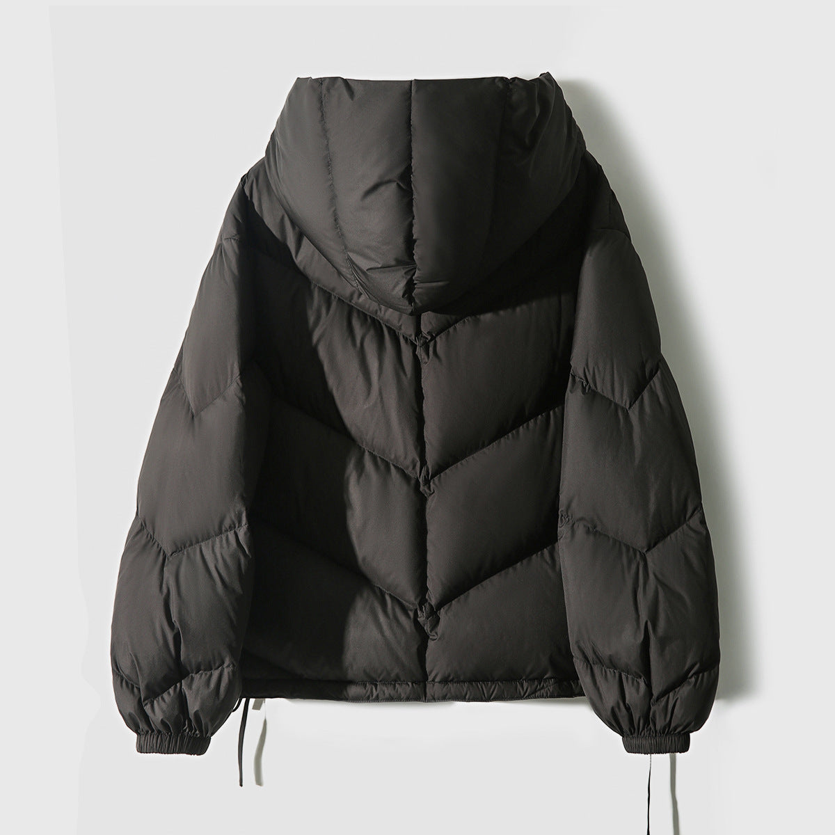 Hooded Long-Sleeve Puffer Jacket - KaleaBoutique.com