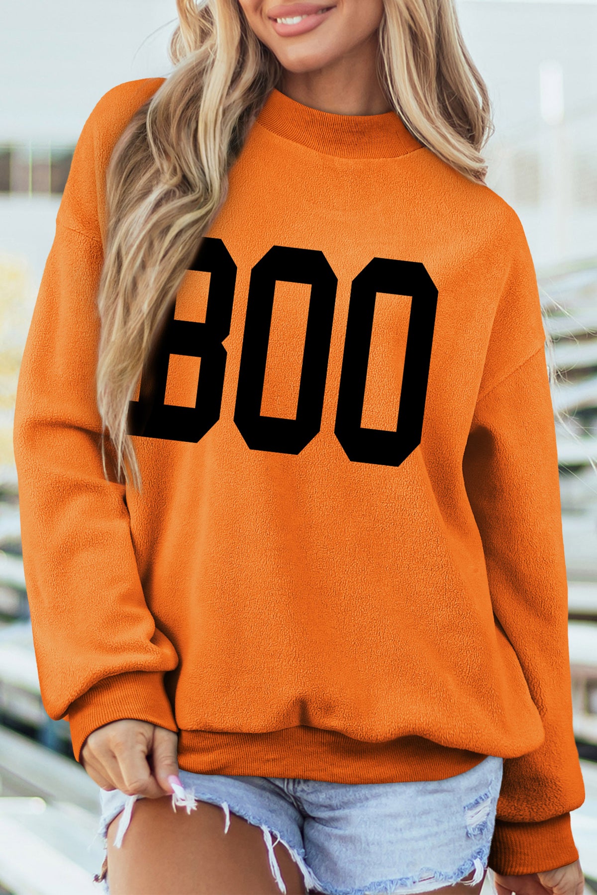 Carrot Reversible Ghost BOO Halloween Sweatshirt - KaleaBoutique.com