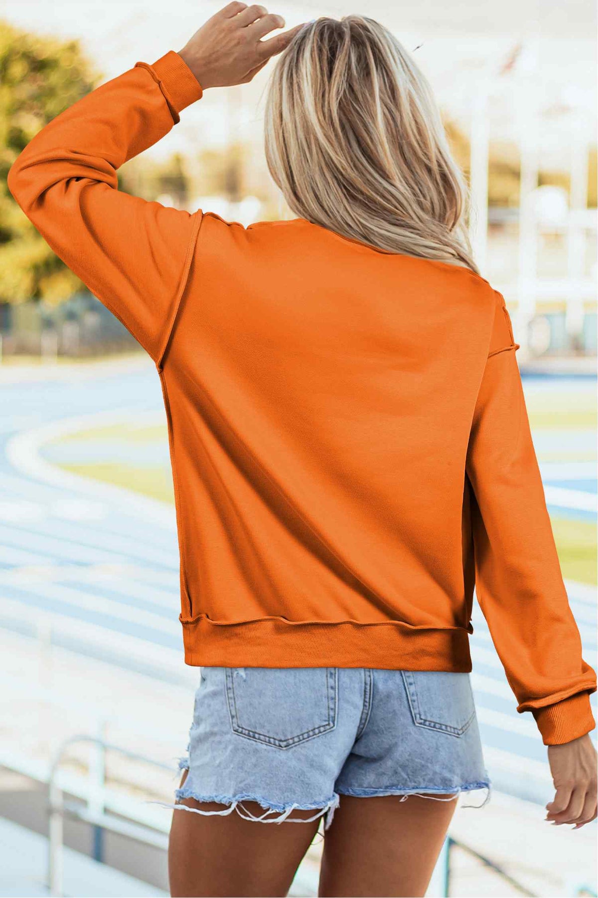 Orange Reversible Halloween Sweatshirt - KaleaBoutique.com