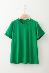 KaleaBoutique Perfect Casual Plain Crew Neck Tee - KaleaBoutique.com