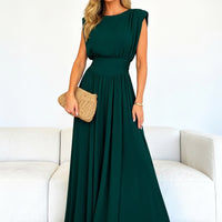 Fashionable Womens Sleeveless Waist-cinching Dress - KaleaBoutique.com