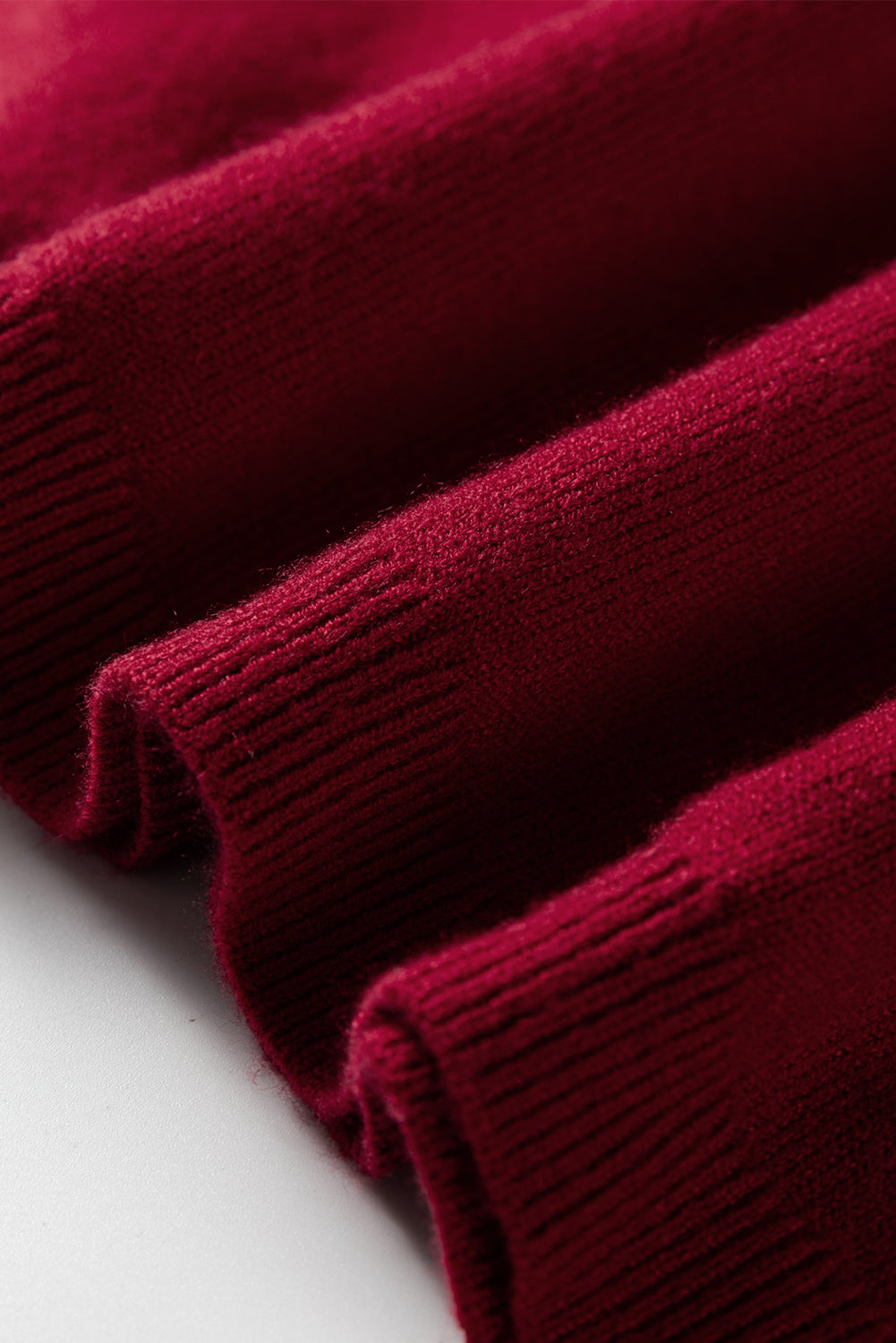 KaleaBoutique Comfortable Solid Color Crew Neck Knit Cap Sleeve Sweater - KaleaBoutique.com