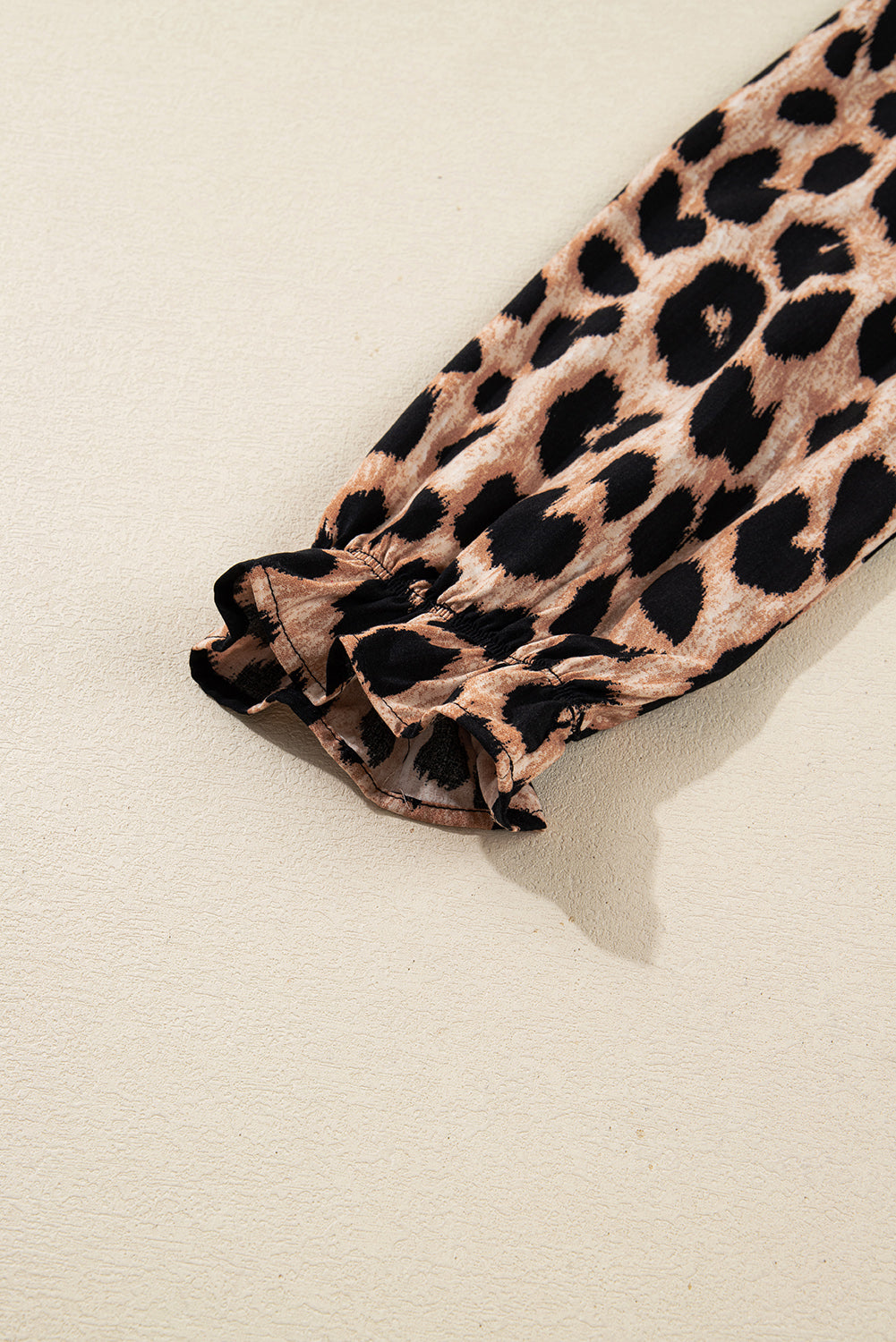 KaleaBoutique Stylish Leopard Print Smocked Detail Flowy Midi Dress - KaleaBoutique.com