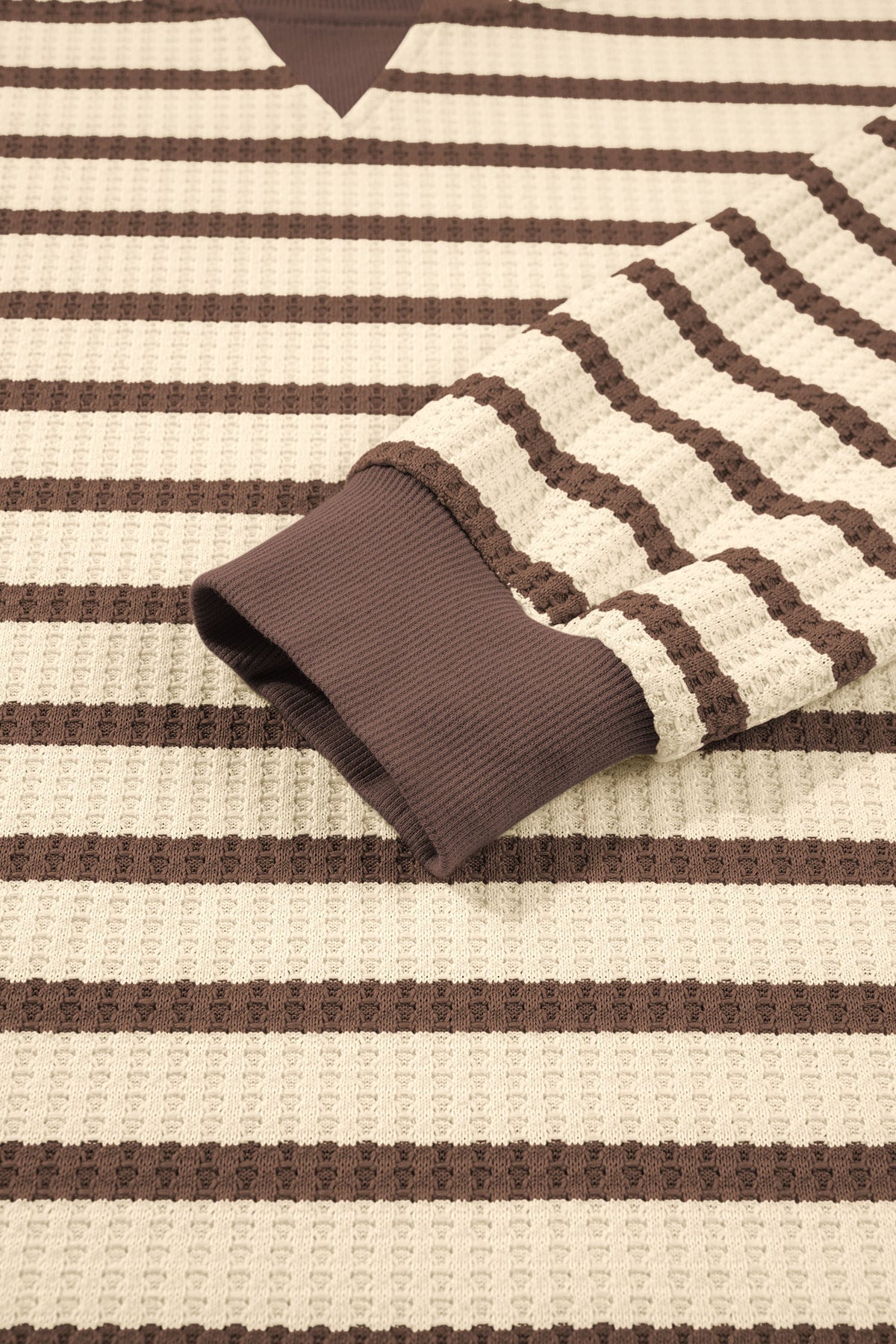 KaleaBoutique Comfortable Patchwork Ribbed Cuff Casual Pullover Sweatshirt - KaleaBoutique.com
