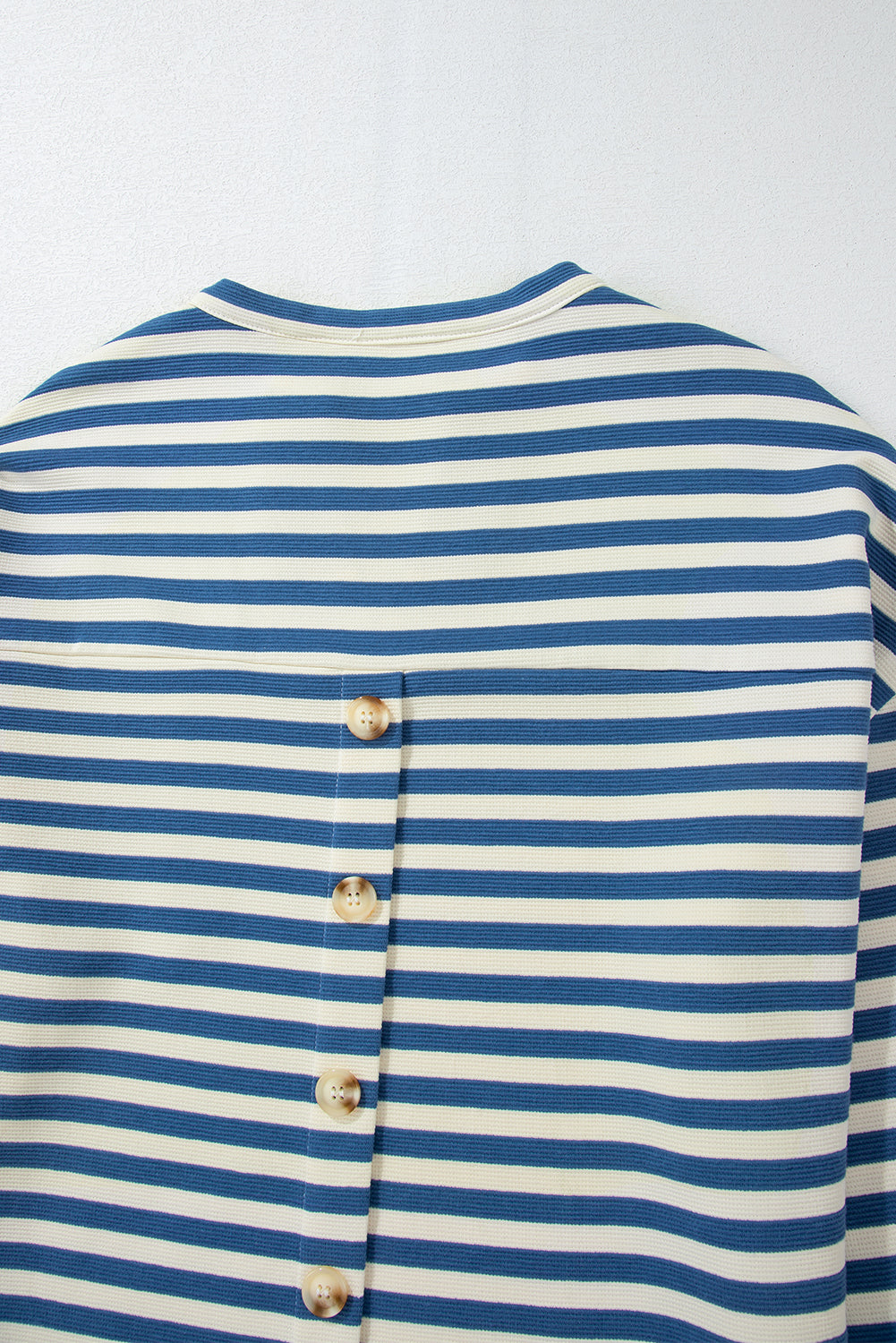 KaleaBoutique Comfortable Chest Pocket Buttoned Back Notched V Neck Top - KaleaBoutique.com