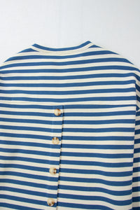 KaleaBoutique Comfortable Chest Pocket Buttoned Back Notched V Neck Top - KaleaBoutique.com