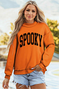 Orange Reversible Halloween Sweatshirt - KaleaBoutique.com