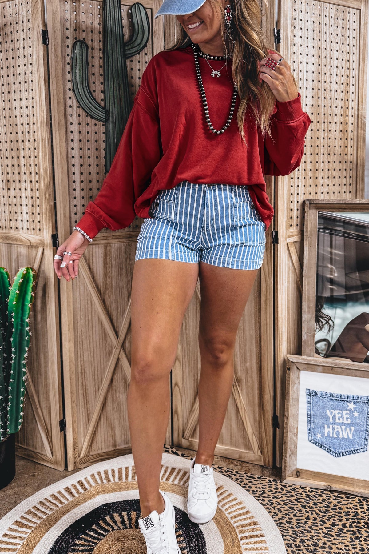 KaleaBoutique Stylish Ribbed Detail Drop Shoulder Cutout Back Sweatshirt - KaleaBoutique.com