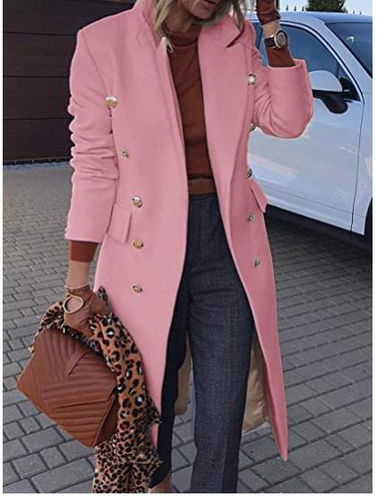 Mid-length Woolen Women's Coat - KaleaBoutique.com