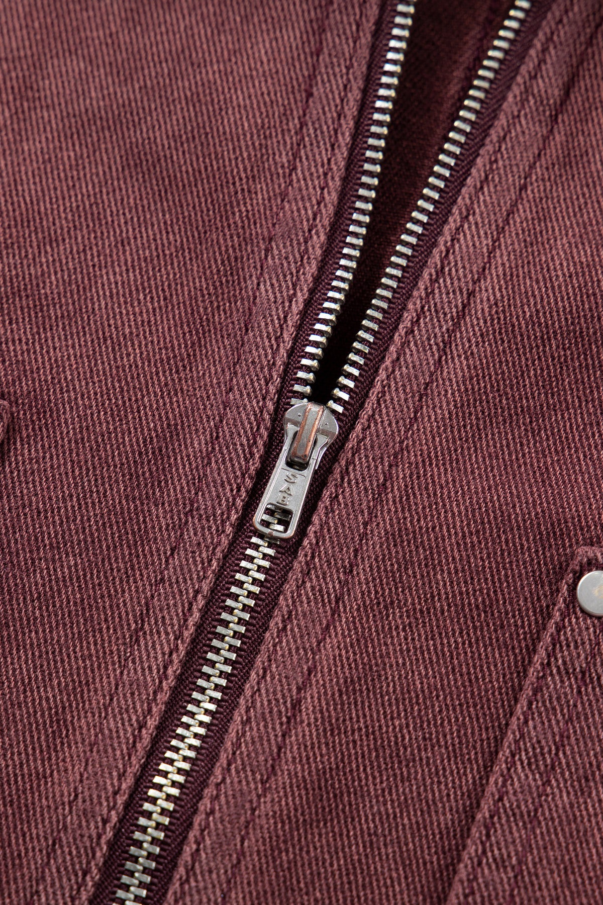 Corduroy Collar Zipped Front Denim Jacket - KaleaBoutique.com