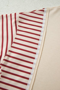 Sleeve Patchwork Casual Knit Top - KaleaBoutique.com
