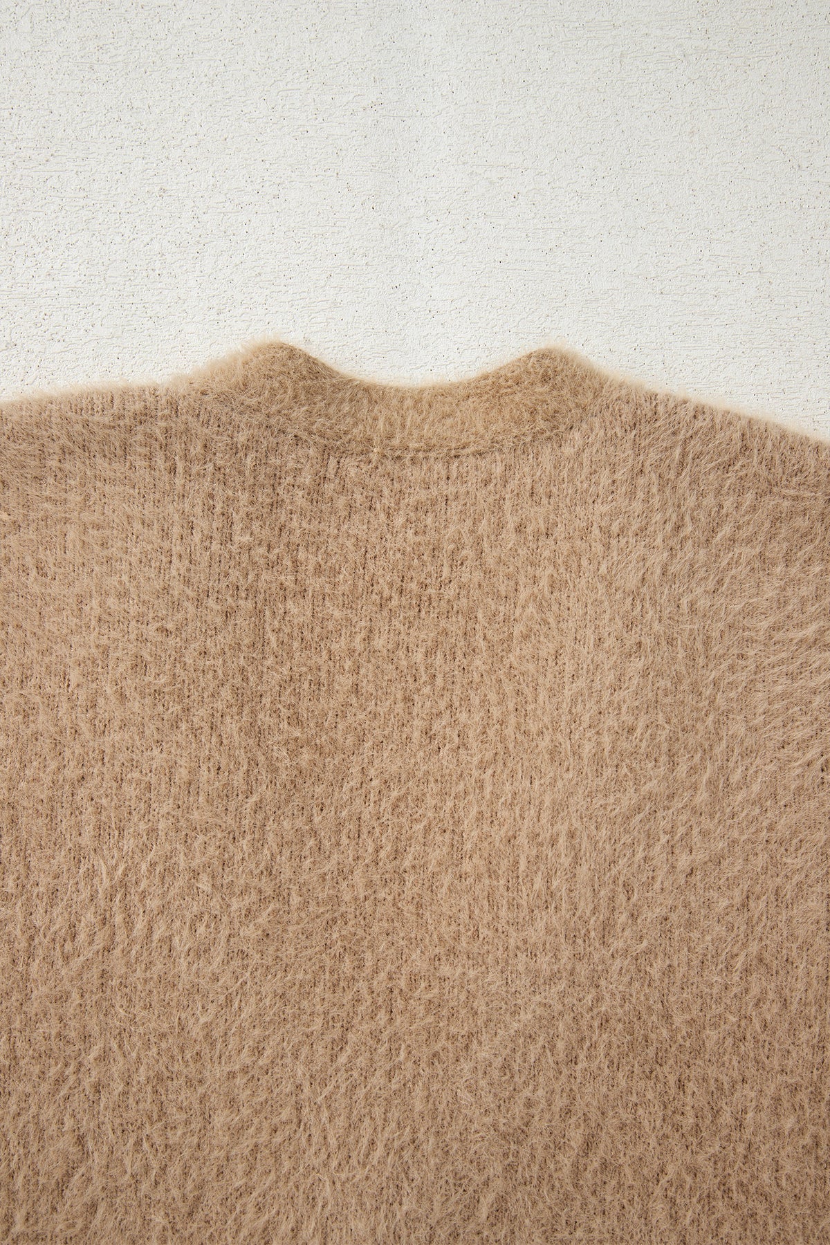 KaleaBoutique Comfortable Fuzzy Buttoned Front Midi Solid Cardigan - KaleaBoutique.com