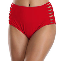 Women's High-Waist Strappy-Side Swim Briefs - KaleaBoutique.com