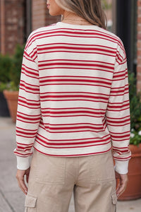 KaleaBoutique Dropped Shoulder Long Sleeve Casual Pullover Top - KaleaBoutique.com