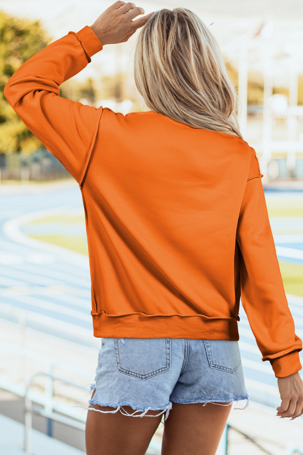 KaleaBoutique Comfortable Oversize Drop Shoulder Reversible Mock Neck Sweatshirt - KaleaBoutique.com