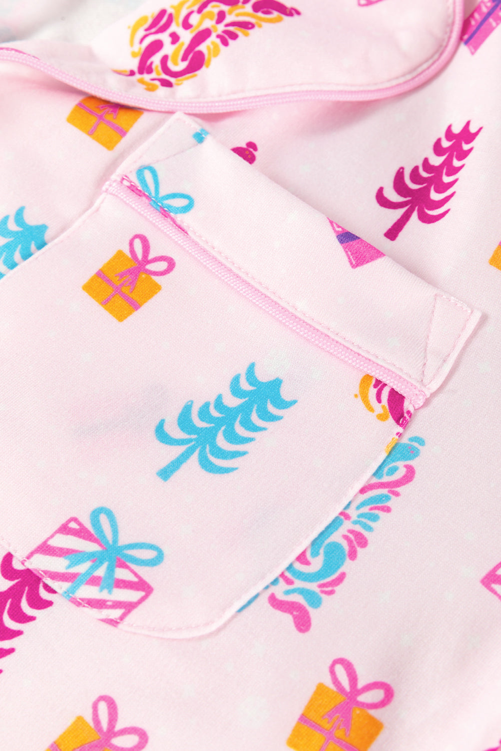 KaleaBoutique Comfortable Christmas Twinkle Tree Print Shirt Sleep Dress - KaleaBoutique.com