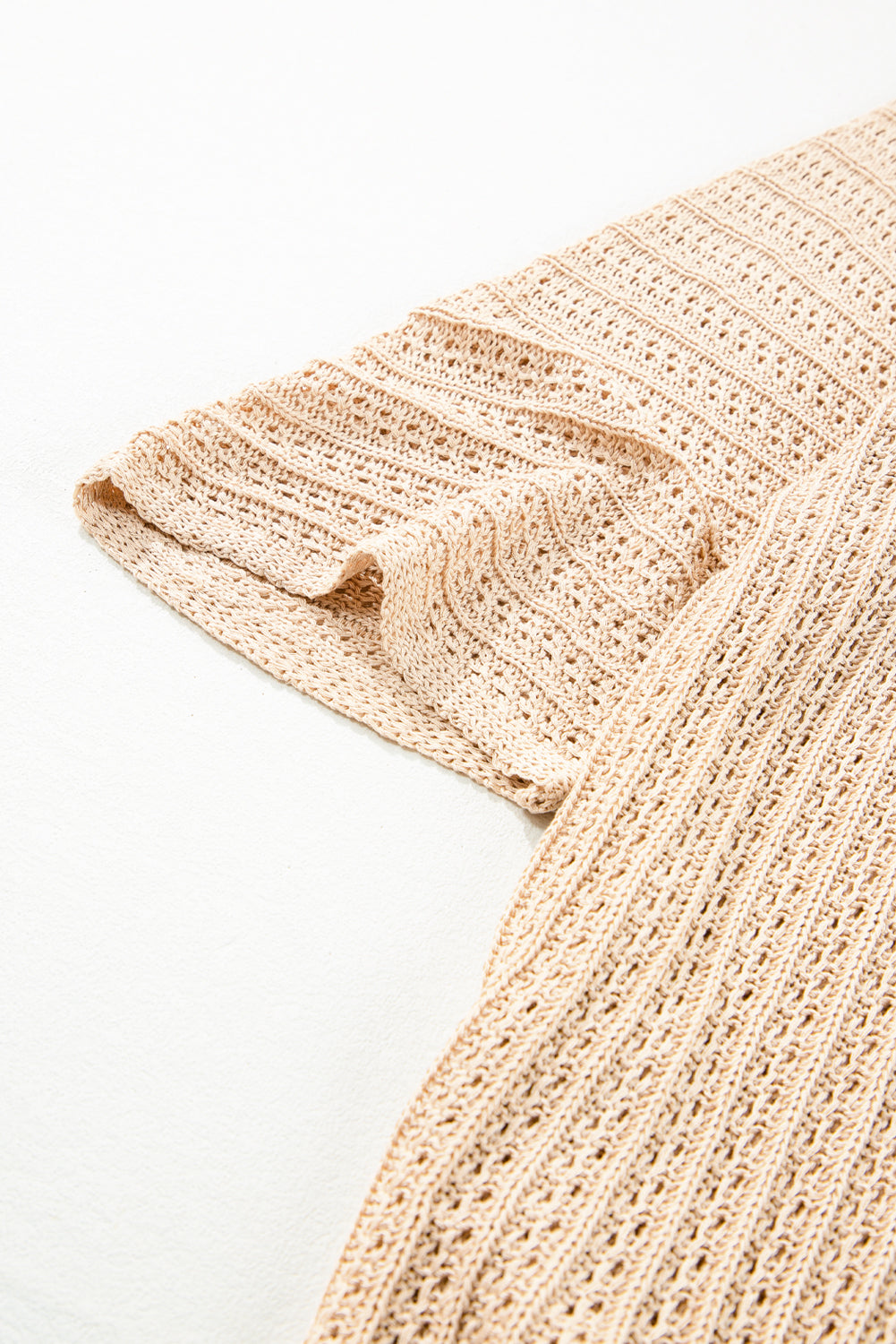Hollow-out Bracelet Sleeve Knit Cardigan - KaleaBoutique.com