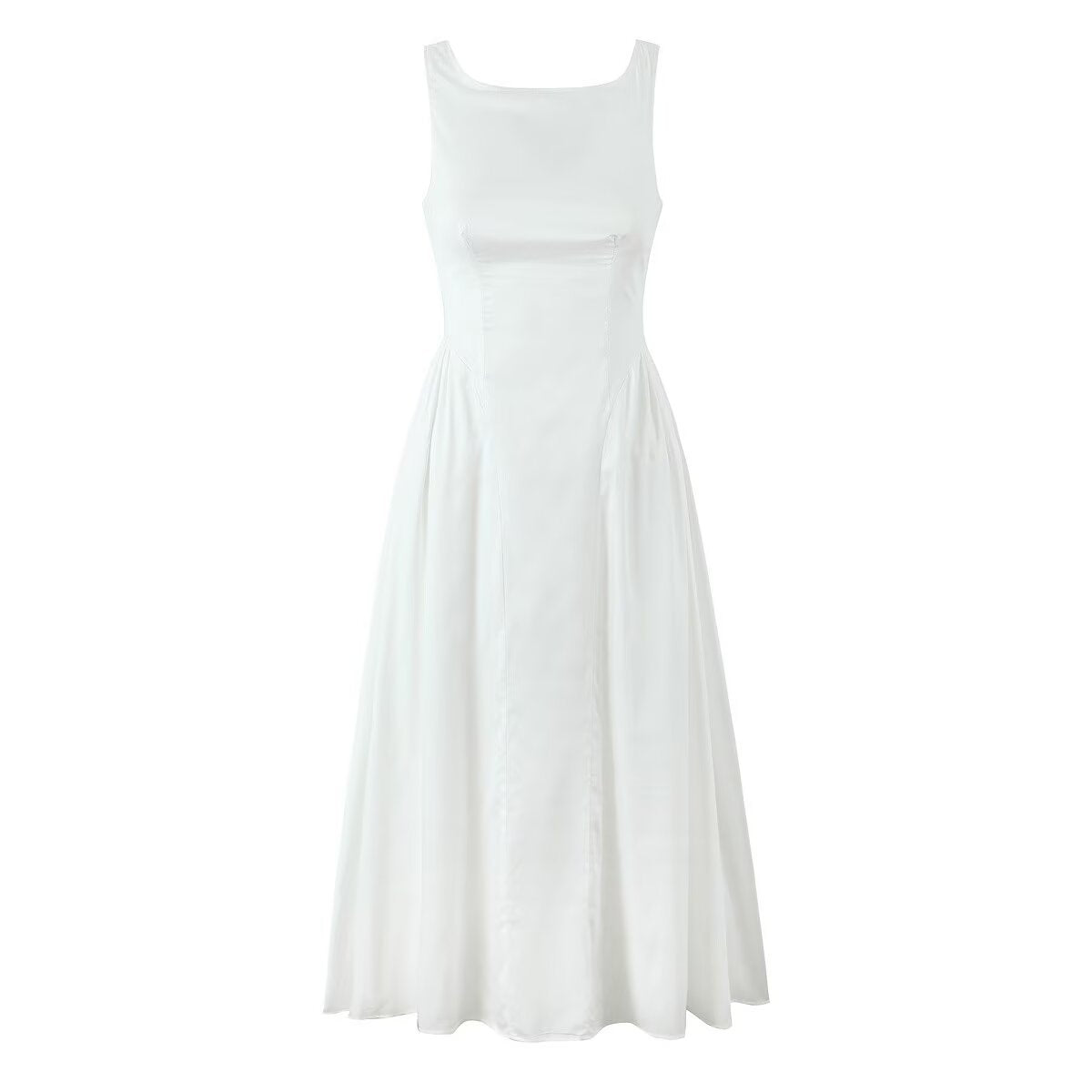 Elegant Boat-neck Waist Slimming Dress Women - KaleaBoutique.com