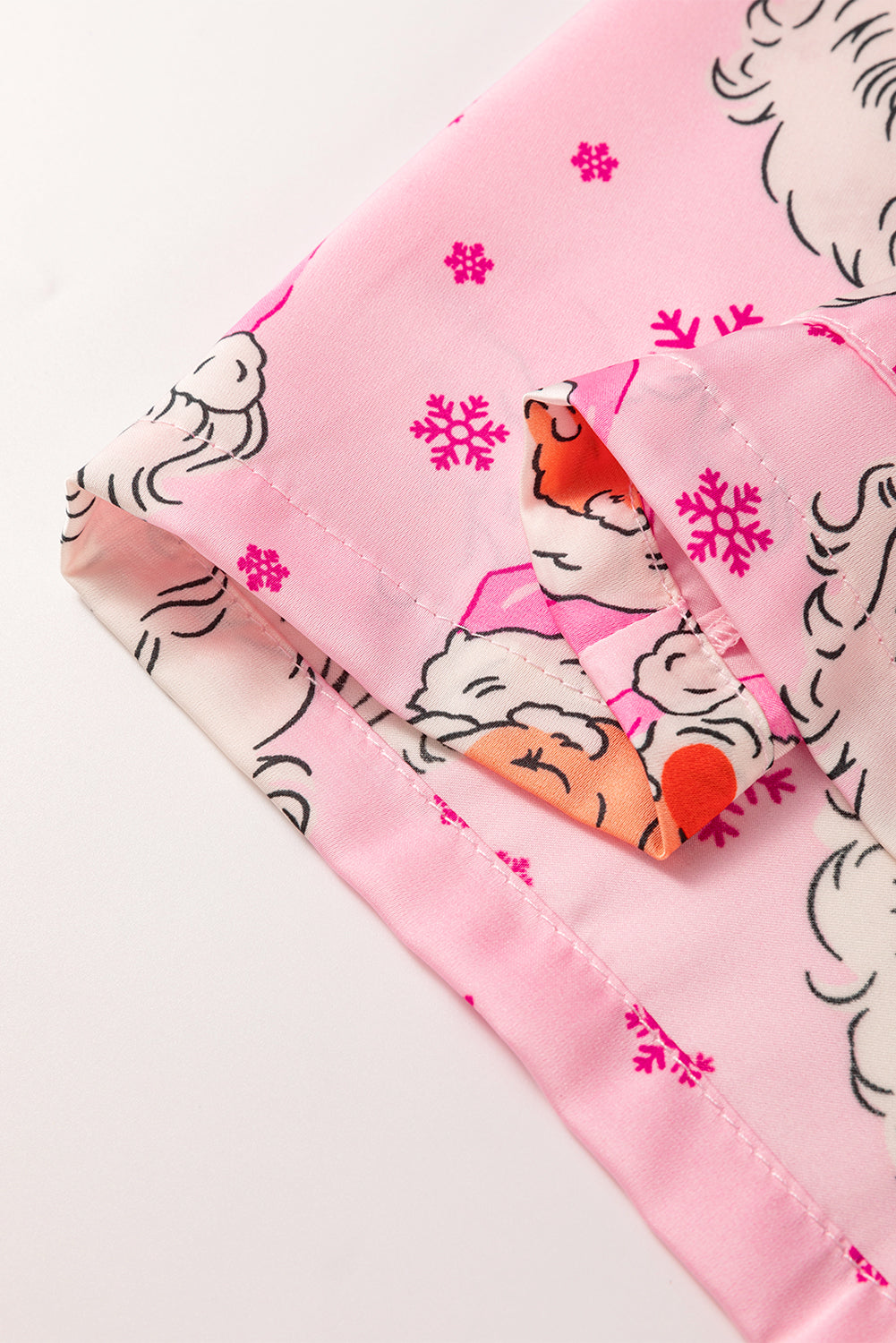 KaleaBoutique Comfortable Santa Claus Snowflake Long Sleeve Shirt Christmas Pajama Set - KaleaBoutique.com