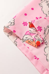 KaleaBoutique Comfortable Santa Claus Snowflake Long Sleeve Shirt Christmas Pajama Set - KaleaBoutique.com