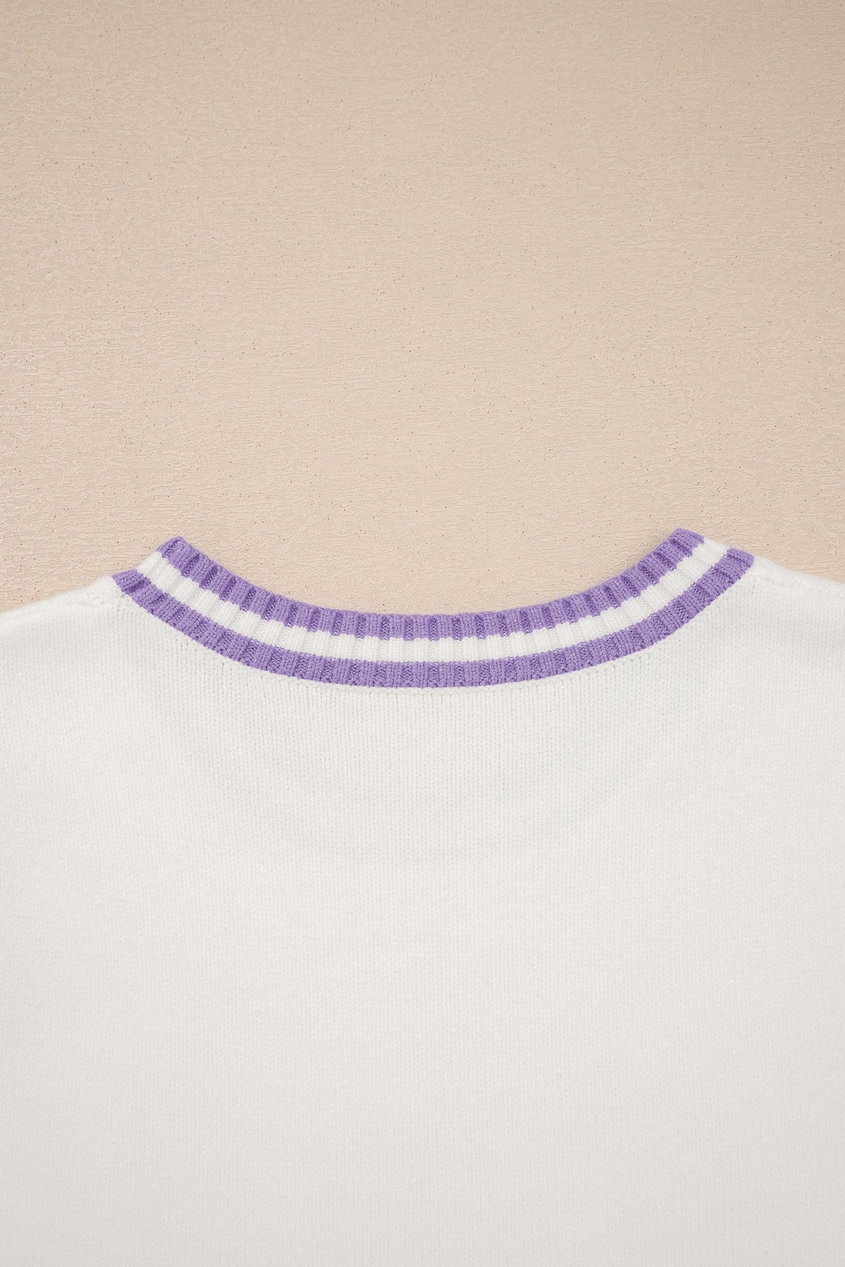 KaleaBoutique Comfortable Mardi Gras Tinsel Letter Graphic Short Sleeve Sweater - KaleaBoutique.com