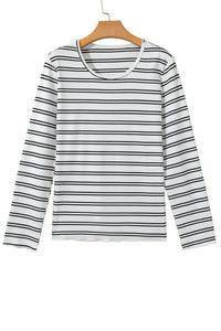 KaleaBoutique Comfortable Ribbed Knit Round Neck Long Sleeve Top - KaleaBoutique.com
