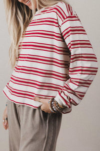 KaleaBoutique Dropped Shoulder Long Sleeve Casual Pullover Top - KaleaBoutique.com